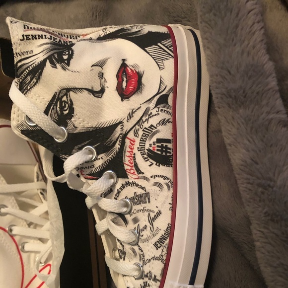 Converse | Shoes | Jenni Rivera Converse All Star Hightop White | Poshmark